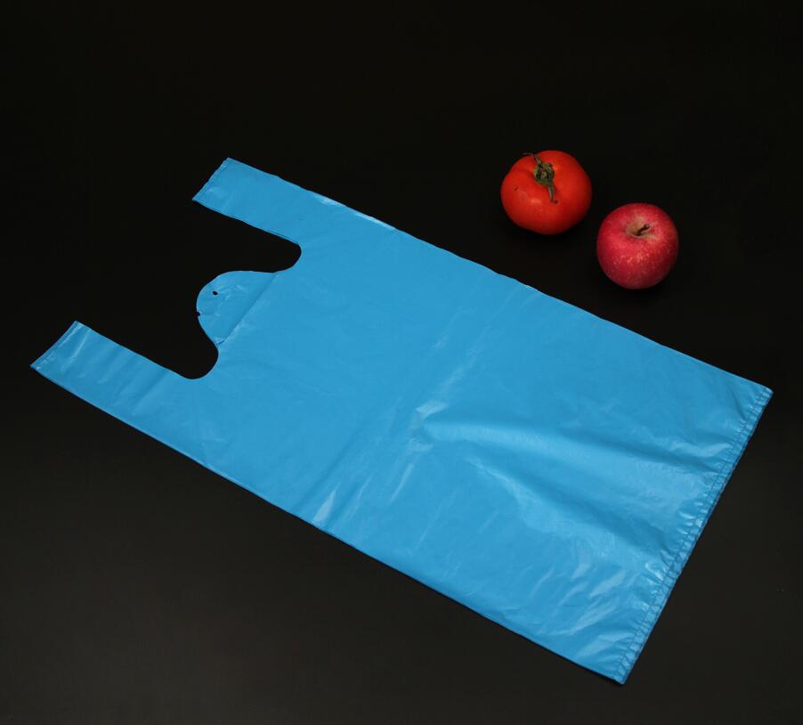 Blue Color T-Shirt Bag for Shopping