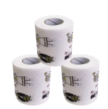 Custom Personalized Novelty printed Cartoon Toilet Paper