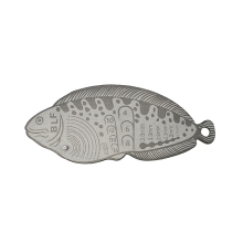 Fishing Hook and Hackle Gauge: Measuring Tool for Fly Tying Vise Accessories