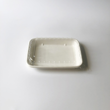 500ml rectangular bagasse tray 216x153x30mm