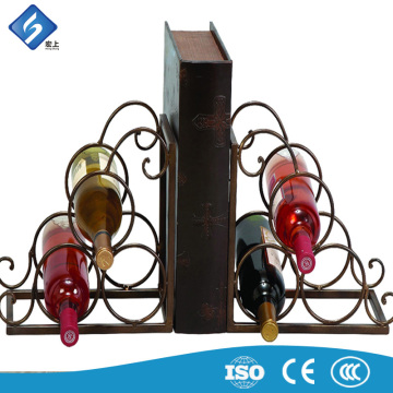 Contemporary Antique Brown Novel Wine Racks for Office