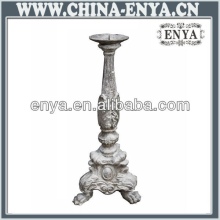 Antique Iron Candle Holder