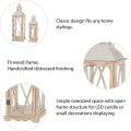 Farmhouse Wood Metal Lanterns