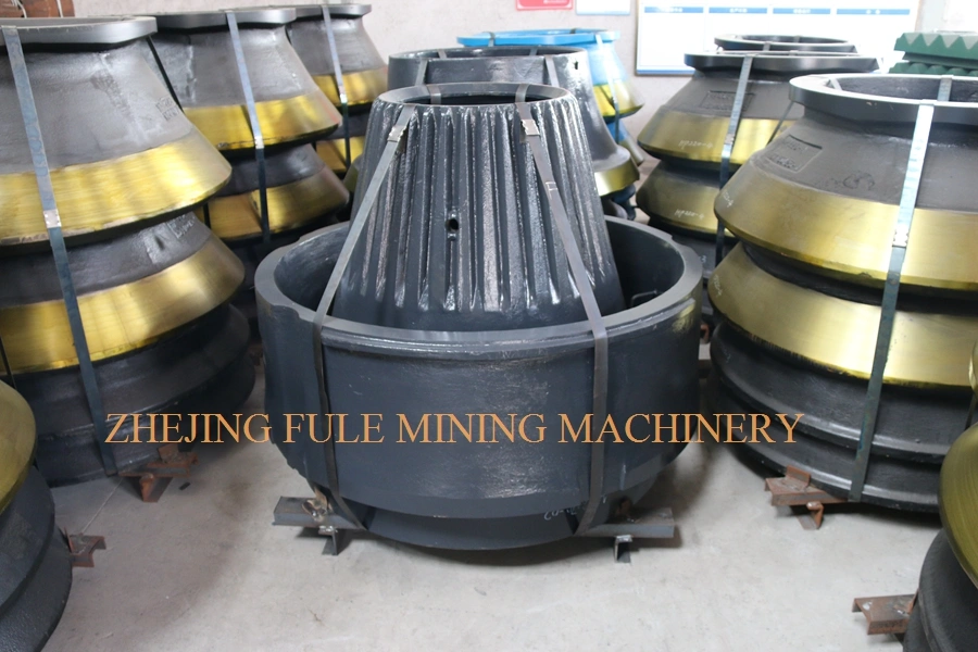 Trituradora de cono pieza de fundición manganeso cóncavo y manto Cone Crusher Casting Part Manganese Concave and Mantle