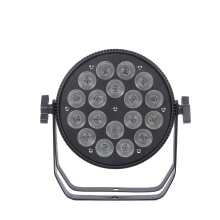 RGBWA+UV Mini Flat Parcan Lights - 6IN1 Disco Lighting for Stage