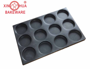 Burger Pan 12 Cup Nonstick Cupcake Baking Pan