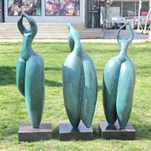High quality garden decoration metal bronze abstract statue