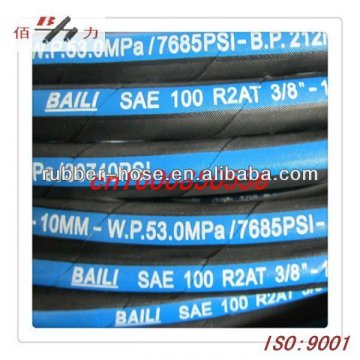 Steel wire braid hydraulic tube