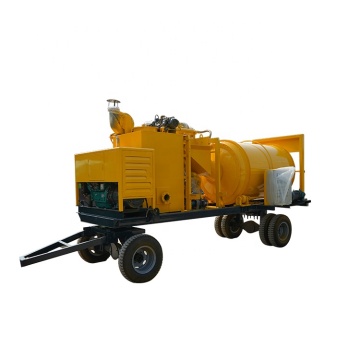 Hot Asphalt Recycler Trailer: Bitumen and Asphalt Mixer Machine