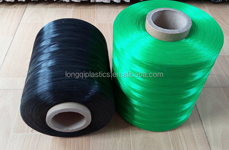 UV stabilized polyethylene monofilament type yarn