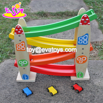 intelligent children wooden car toys games W04E047