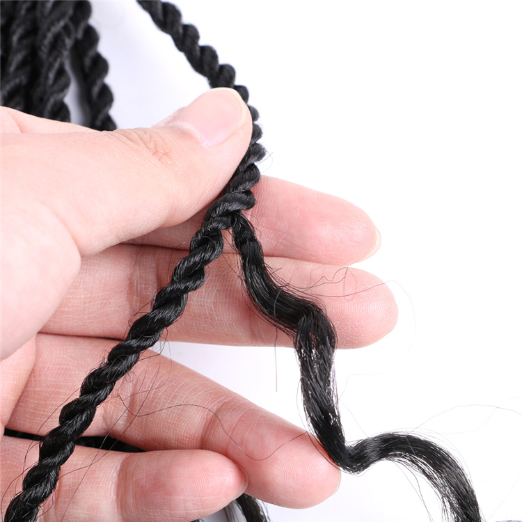 River Senegal Twists Braids Crochet Senegalese Hair Braids Curly Messy River Braids Wholesale
