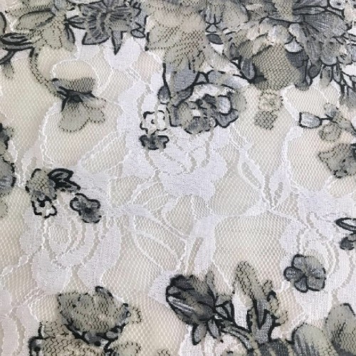 Printed Poly Lace Fabric