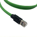 M12 a RJ45 CAT 6A Cable de Ethernet industrial