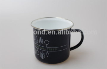 350ml stainless steel enamel tin cups for drinking