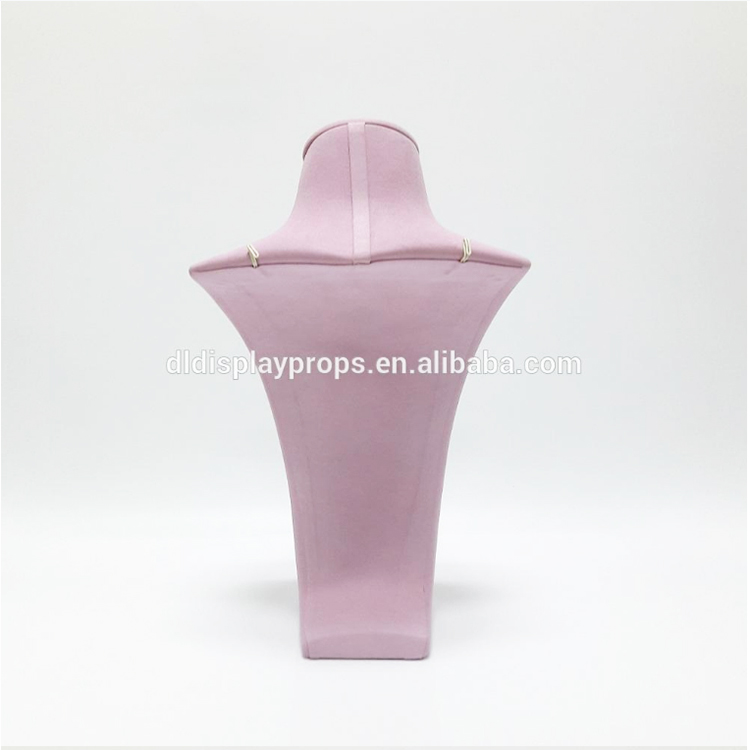 Fashion Fiberglass Bust Mannequin Neck Form, Necklace Mannequin Stand For Sale