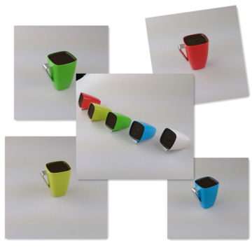 colorful mini cup speaker bluetooth speaker NFC