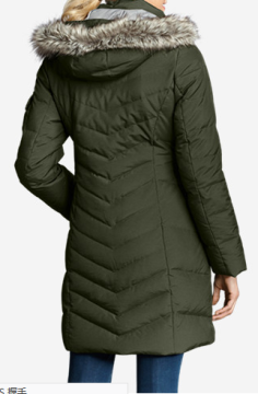 Goose Down Feather Coat Women Outwear Parka