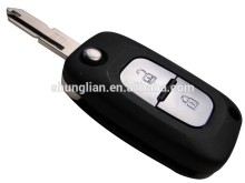 Renault flip remote key shell fobs custom 2 buttons 2.5 renault car keys