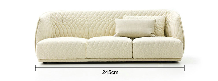 Modern Style Fabric and High Density Sponge 552 FLOE INSEL Sofa for Packing Living Room Furniture