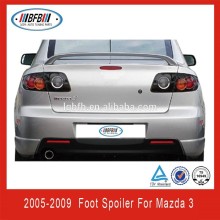 ABS foot spoiler rear roof spoiler for mazda 3 auto tuning parts