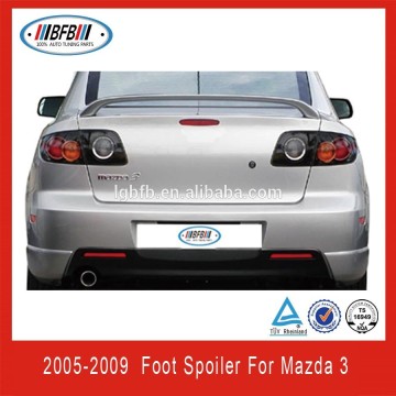 ABS foot spoiler rear roof spoiler for mazda 3 auto tuning parts