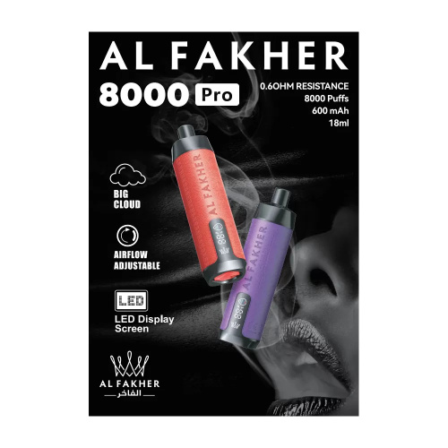 Al Fakher Crown Bar 8000pro Puffs Wholesale Vape