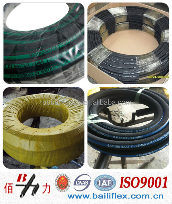 Embossed Mark Hydraulic Rubber Hose for Engineering Machinery