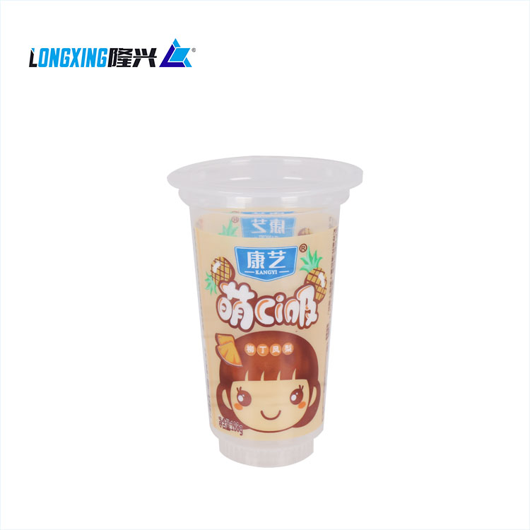 wholesale 6 oz 180 ml custom printed disposable fruit jelly dessert cup