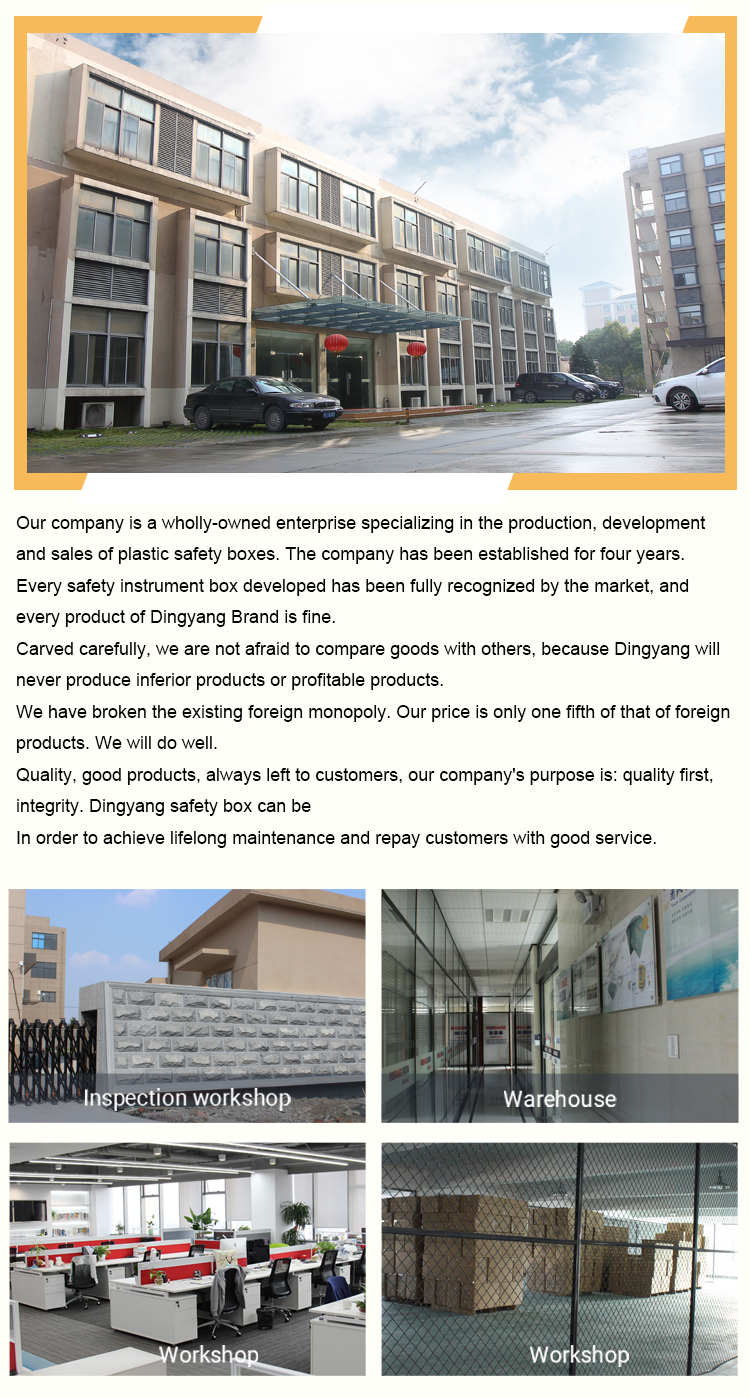 D2812 IP67 Hard Plastic Small Tool Box Waterproof Emergency Carrying  Case With Customized Foam