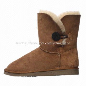 Classic Bailey Button Sheepskin Boots