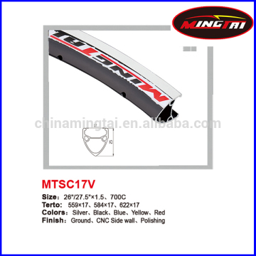 MTSC17V shining bicycle rims , rims and wheels aluminum alloy,20 inch alloy rims