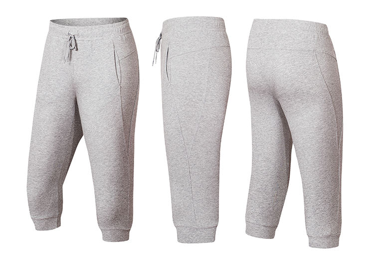 atacado em branco curto masculino esportivo casual impressão suor de suor Homens de jogger pista de homem calças