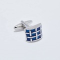 Wholesale Custom Gift Silver Stainless Cufflinks