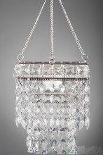 HANGING BEADED CANDLE HOLDER