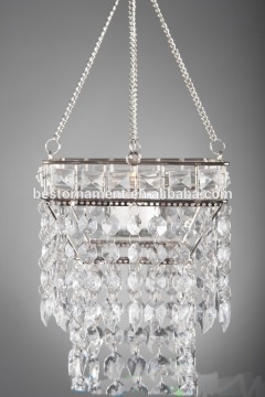 HANGING BEADED CANDLE HOLDER