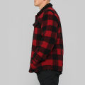 Plaid Sherpa Jacket Mens High Quality for Sale