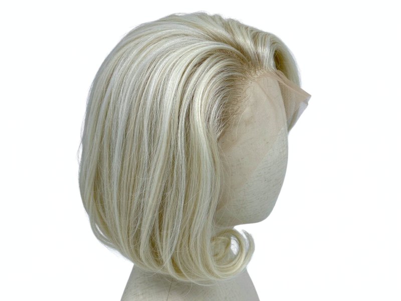 Natural Black Silky Straight Lace Front Wig 100% Human Hair