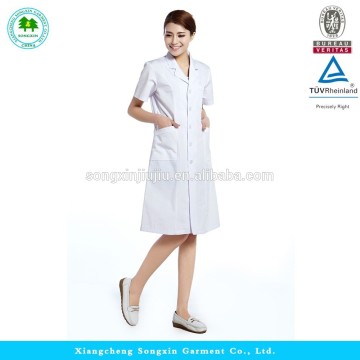 New Fashion Beauty Uniform Hospital uniform, Lab coat, White coat Short-sleeve