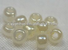 glass seed bead round rocailles ceylon / glass loose beads