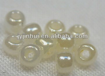 glass seed bead round rocailles ceylon / glass loose beads