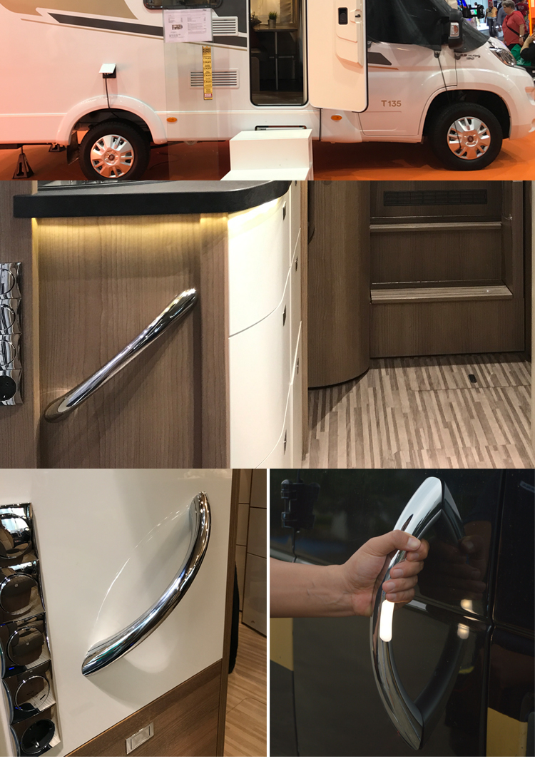 Boat Marine RV Caravan Illuminated LED Stainless Steel Outdoor Handrail