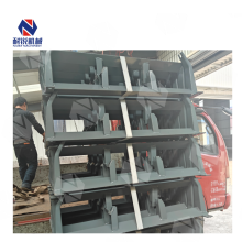 Customized Painted Conveyor Roller Support Bracket with Frame Bracket - Stainless Steel