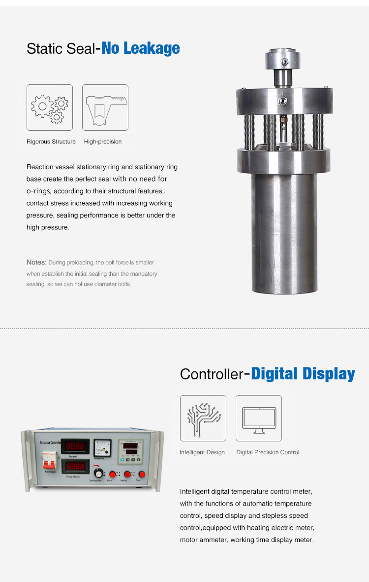 Stainless Steel High Pressure Laboratory Reactor