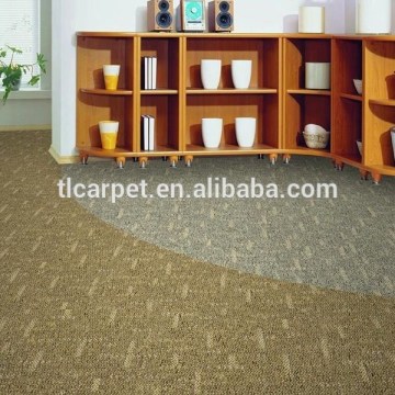 carpet tiles for waitting room, 100% pp carpet tile 007