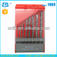 plastic box packing round shank 8 Pcs Masonry Drill Bit Set for concrete