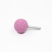 Spherical Mounted Points Grinding Head - Pink Aluminium Round Grinding Stone Emery Stone