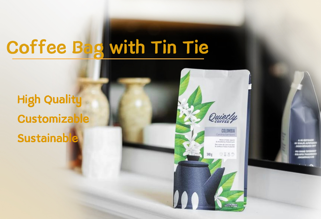 tin tie coffee bag