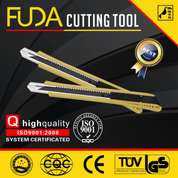 high quality abs cutter knife with quality snap off cutter blade carbon steel blade