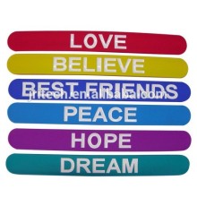 Hot silicone wristband slap wristband
